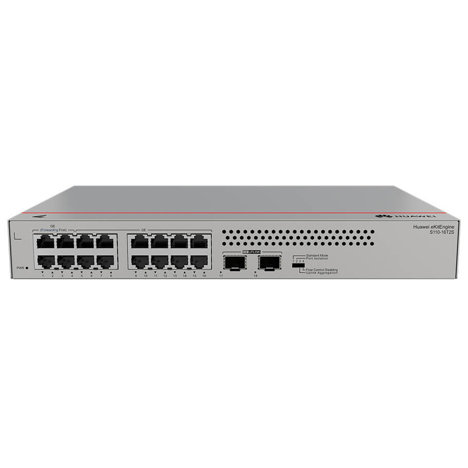 16-Port GE Unmanaged Switch HUAWEI S110-16T2S